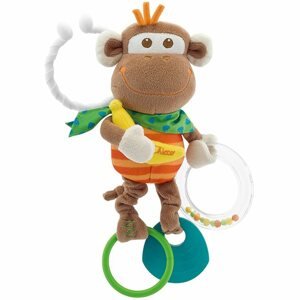 Chicco Baby Senses Monkey rágóka csörgővel 1 db