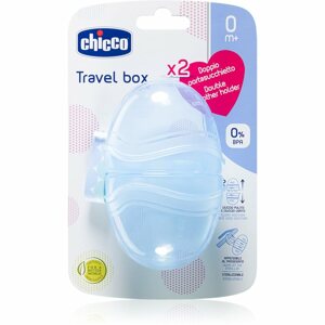 Chicco Double Soother Holder cumitartó doboz Blue 1 db