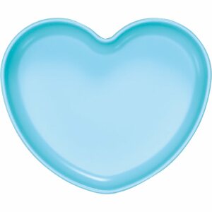 Chicco Easy Plate Heart 9m+ tányér 9m+ Blue-Green 1 db