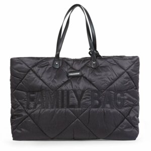 Childhome Family Bag Puffered Black utazótáska 55 x 40 x 18 cm 1 db