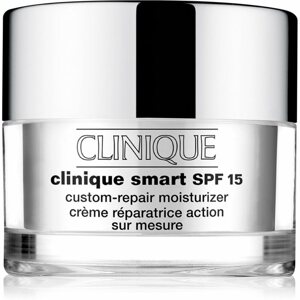 Clinique Clinique Smart™ SPF 15 Custom-Repair Moisturizer ránctalanító nappali hidratáló krém a zsíros bőrre SPF 15 50 ml