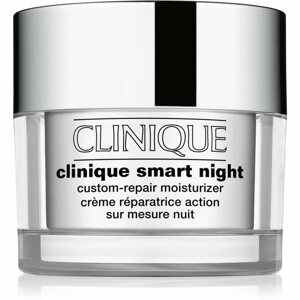 Clinique Smart Night™ Custom-Repair Moisturizer hidratáló éjszakai krém a ráncok ellen száraz és kombinált bőrre 50 ml