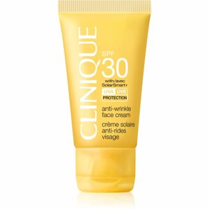 Clinique Sun SPF 30 Sunscreen Oil-Free Face Cream napozó arckrém ránctalanító hatással SPF 30 50 ml