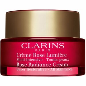 Clarins Rose Radiance Cream Super Restorative megújító nappali krém a ráncok ellen 50 ml