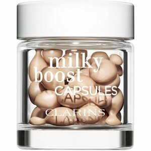 Clarins Milky Boost Capsules élénkítő make-up kapszulák árnyalat 03 30x0,2 ml