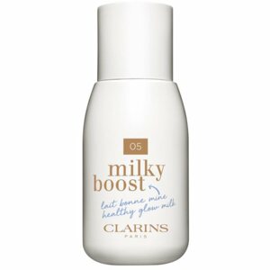 Clarins Milky Boost színező tej egységesíti a bőrszín tónusait árnyalat 05 Milky Sandalwood 50 ml