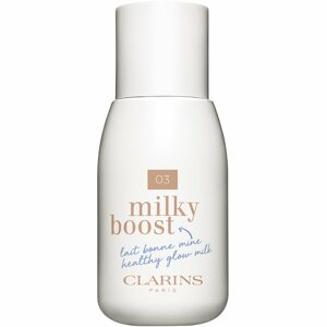 Clarins Milky Boost színező tej egységesíti a bőrszín tónusait árnyalat 03 Milky Cashew 50 ml