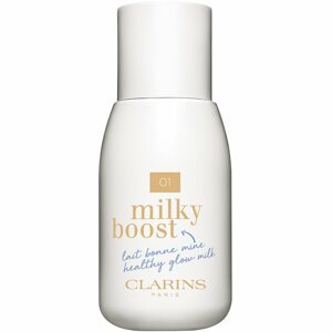 Clarins Milky Boost színező tej egységesíti a bőrszín tónusait árnyalat 01 Milky Cream 50 ml