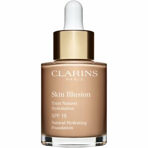 Clarins Skin Illusion Natural Hydrating Foundation világosító hidratáló make-up SPF 15 árnyalat 108 Sand 30 ml