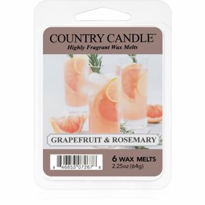 Country Candle Grapefruit & Rosemary illatos viasz aromalámpába 64 g