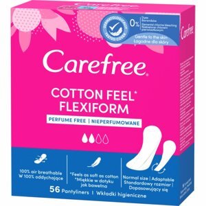 Carefree Cotton Flexiform tisztasági betétek parfümmentes 56 db