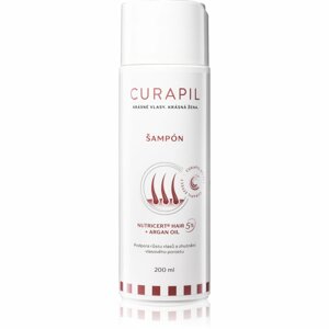 Curapil Hair Care Nutricert hair + argan oil aktiváló sampon a haj növekedésének elősegítésére 200 ml