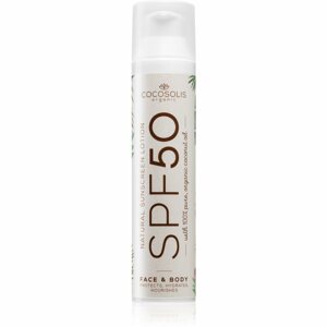 COCOSOLIS Natural Sunscreen Lotion védőkrém napozásra SPF 50 100 ml
