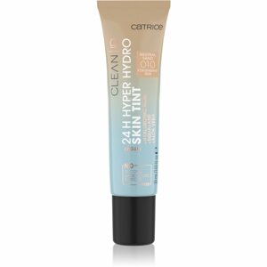 Catrice Clean ID 24 H Hyper Hydro hidratáló make-up az érzékeny arcbőrre árnyalat 010 Neutral Sand 30 ml