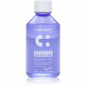 Curasept Daycare Protection Junior Booster szájvíz gyermekeknek 7-12 years Bubble Gum 250 ml