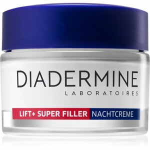 Diadermine Lift+ Super Filler liftinges éjszakai krém az arc kontúrjának megerősítésére 50 ml