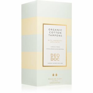 DeoDoc Organic Cotton Tampons Regular Flow tamponok 16 db