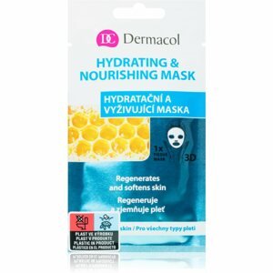 Dermacol Hydrating & Nourishing Mask textil 3D hidratáló és tápláló arcmaszk 15 ml