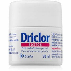 Driclor Solution golyós dezodor roll-on az erőteljes izzadás ellen 20 ml