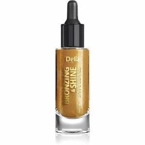 Delia Cosmetics Bronzing & Shine Shape Defined csillogó száraz olaj arcra és testre 20 ml