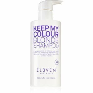 Eleven Australia Keep My Colour Blonde Shampoo sampon a szőke hideg árnyalataiért 500 ml