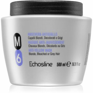 Echosline Anti-Yellow M6 haj maszk semlegesíti a sárgás tónusokat 500 ml