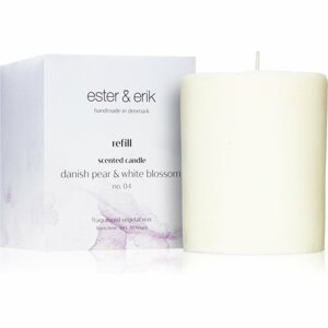 ester & erik scented candle danish pear & white blossom (no. 04) illatgyertya utántöltő 350 g