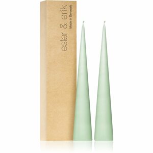 ester & erik cone candles eucalyptus (no. 66) gyertya 2x25 cm