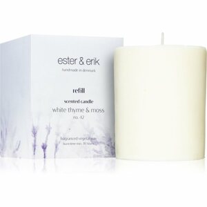 ester & erik scented candle white thyme & moss (no. 42) illatgyertya utántöltő 350 g