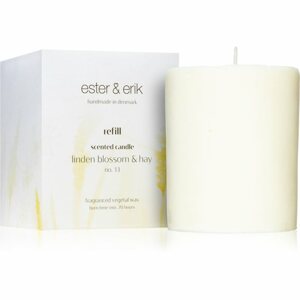 ester & erik scented candle linden blossom & hay (no. 13) illatgyertya utántöltő 350 g