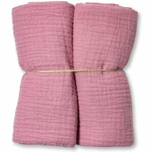 T-TOMI Muslin Diapers Pink mosható pelenkák 65 x 65 cm 2 db