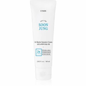 ETUDE SoonJung 2x Barrier Intensive Cream intenzíven hidratáló krém a bőrréteg megújítására 60 ml