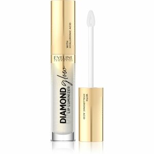 Eveline Cosmetics Diamond Glow csillogó ajakfény hialuronsavval árnyalat 07 Golden Dust 4,5 ml