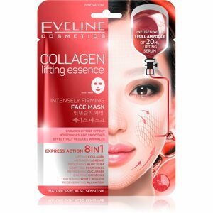 Eveline Cosmetics Sheet Mask Collagen kisimító és feszesítő maszk kollagénnel 1 db
