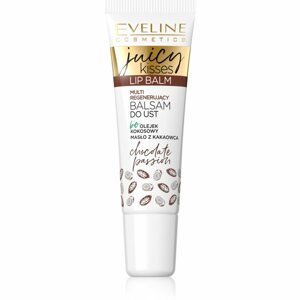Eveline Cosmetics Juicy Kisses Chocolate tápláló ajak balzsam kakaóvajjal 12 ml