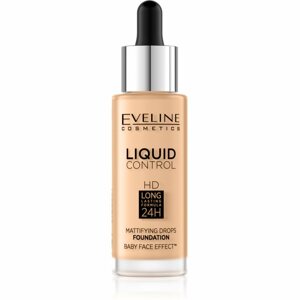 Eveline Cosmetics Liquid Control folyékony make-up pipettával árnyalat 016 Vanilla Beige 32 ml