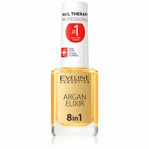Eveline Cosmetics Nail Therapy Argan Therapy 8 in 1 regeneráló elixír a körmökre és a körömbőrre 12 ml