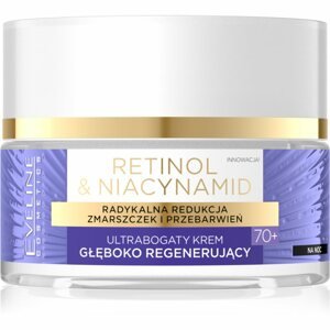 Eveline Cosmetics Retinol & Niacynamid mélyen regeneráló éjszakai krém 70+ 50 ml