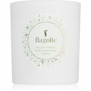 Flagolie White Label Cedar Tree, Orange Blossom, Jasmine illatgyertya 150 g