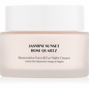 flânerie Jasmine Sunset Rose Quartz erősítő éjszakai krém az arcra és a szemekre 45 ml