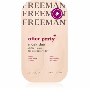 Freeman After Party detoxikációs maszk nyugtató hatással 9 ml