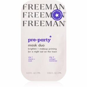 Freeman Pre-Party élénkítő arcmaszk duo 9 ml