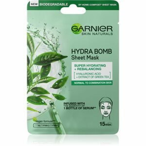 Garnier Skin Naturals Moisture+Freshness szuper hidratáló és tisztító szövet arcmaszk normál és kombinált bőrre 28 g