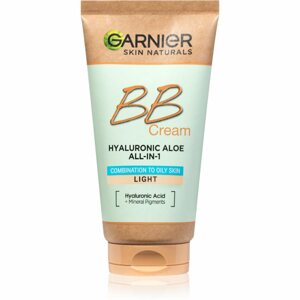 Garnier Hyaluronic Aloe All-in-1 BB Cream BB krém kombinált és zsíros bőrre árnyalat Light Skin 50 ml