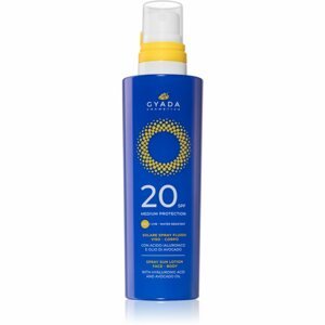 Gyada Cosmetics Solar védő spray arcra és testre SPF 20 200 ml