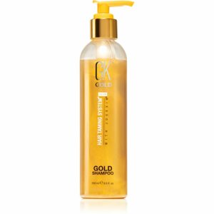 GK Hair Gold Shampoo hidratáló és védő sampon aloe verával és shea vajjal 250 ml