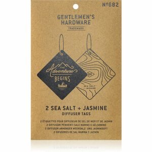 Gentlemen's Hardware Sea Salt & Jasmine lógó autóillatosító 2 db