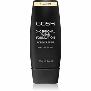 Gosh X-ceptional hosszan tartó make-up árnyalat 12 Natural 30 ml