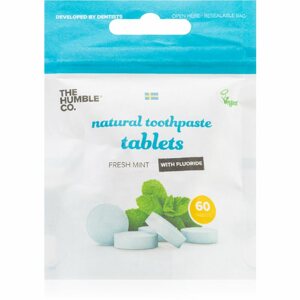 The Humble Co. Natural Toothpaste Tablets drazsé Fresh Mint 60 db