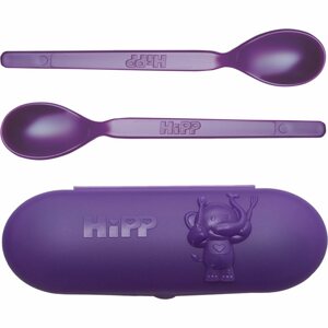 Hipp Spoons Set etetőkészlet Purple(utazásra)
